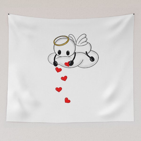 Item preview, cute angel spreading love designed and sold by Pezi-Creation.