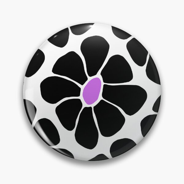Item preview, black flower pattern design (tote bag) designed and sold by MILETstudio22.