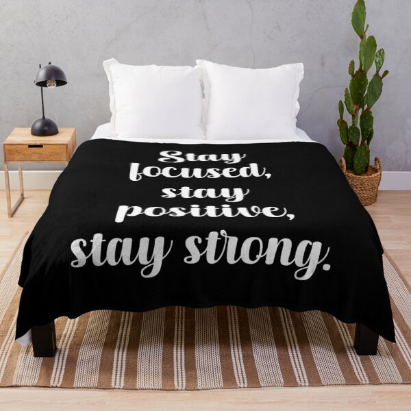 Item preview, Stay focused, stay positive, stay strong. designed and sold by PrintsByFrank.