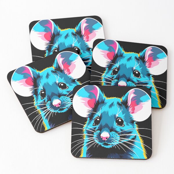 Item preview, Mouse with black background  designed and sold by Domo-Design.