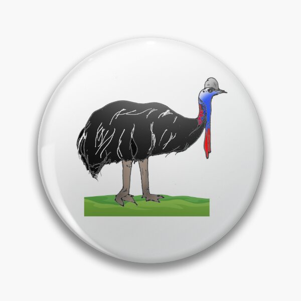 Item preview, Cassowary lover flightless dino bird exotic bird ornithologists designed and sold by Artstastic.