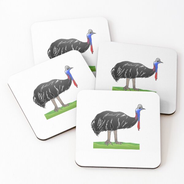 Item preview, Cassowary lover flightless dino bird exotic bird ornithologists designed and sold by Artstastic.