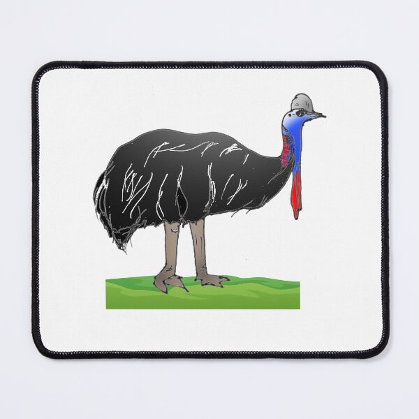 Item preview, Cassowary lover flightless dino bird exotic bird ornithologists designed and sold by Artstastic.
