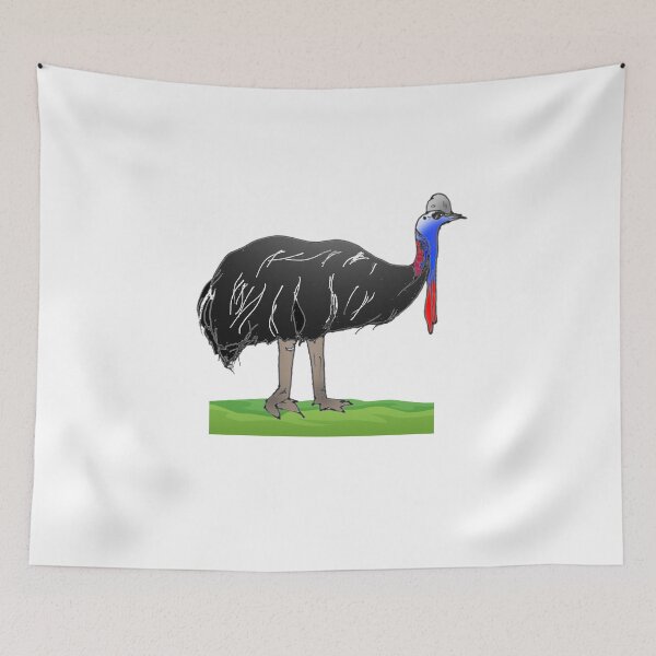 Item preview, Cassowary lover flightless dino bird exotic bird ornithologists designed and sold by Artstastic.