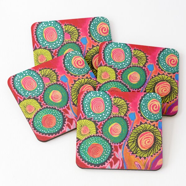 Item preview, Colourful Organic Spiral Garden designed and sold by IrisZtarrArtist.