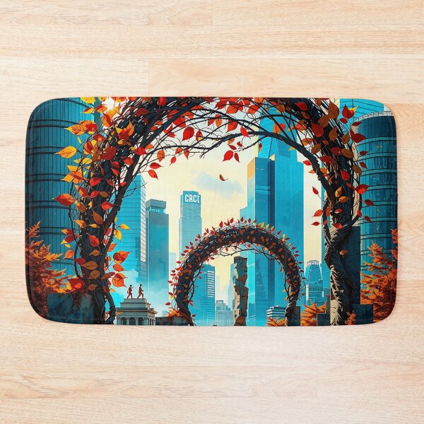 Item preview, Crimson Dreams Woven in City's Heart designed and sold by PanoramaPrints.