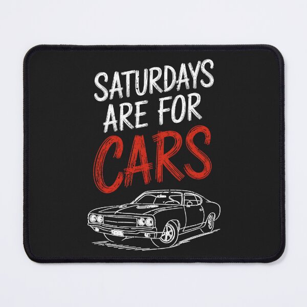 Item preview, Saturdays Are For Cars  designed and sold by CreepyCornerArt.