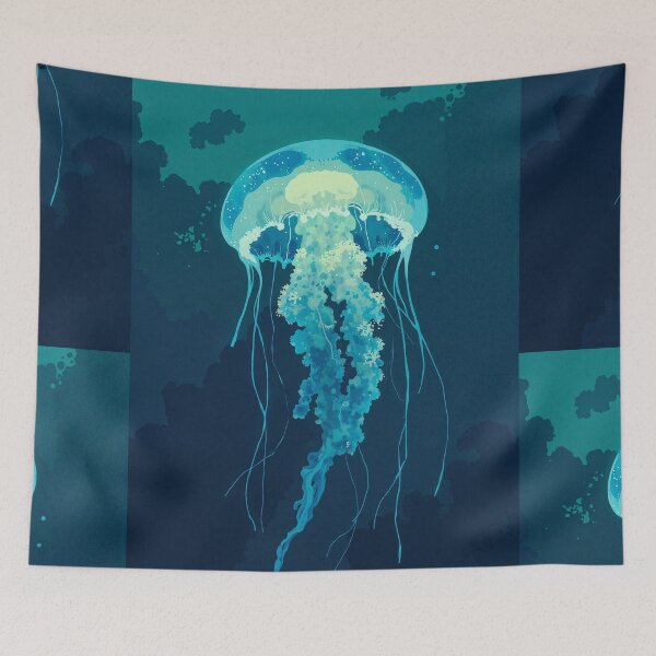 Item preview, Luminescent lullaby drifting jellyfish designed and sold by MadeByHaresShop.