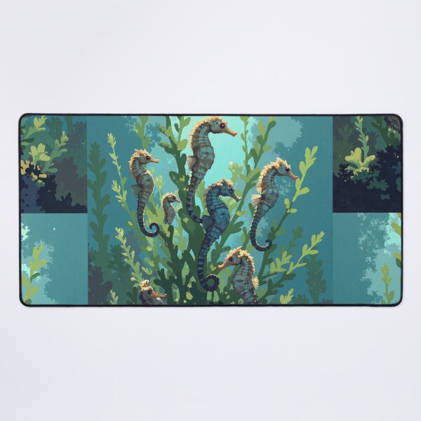 Item preview, Seahorse symphony a dance among seaweeds designed and sold by MadeByHaresShop.