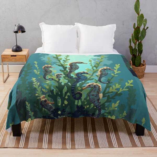 Item preview, Seahorse symphony a dance among seaweeds designed and sold by MadeByHaresShop.