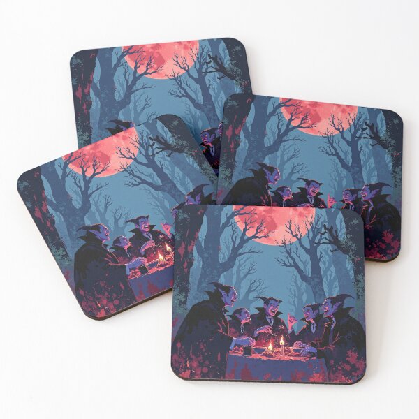Item preview, Moonlit carnage vampire revelry amidst the twisted forest designed and sold by MadeByHaresShop.