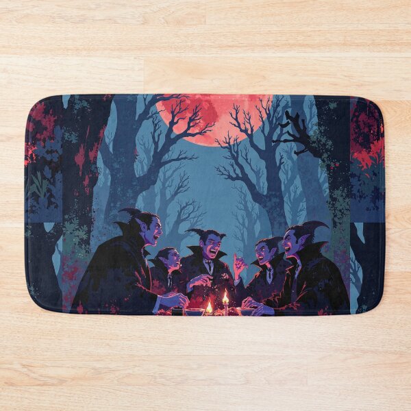 Item preview, Moonlit carnage vampire revelry amidst the twisted forest designed and sold by MadeByHaresShop.