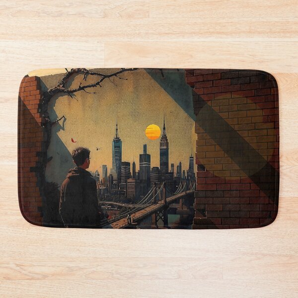 Item preview, Golden Hour City Tapestry designed and sold by PanoramaPrints.