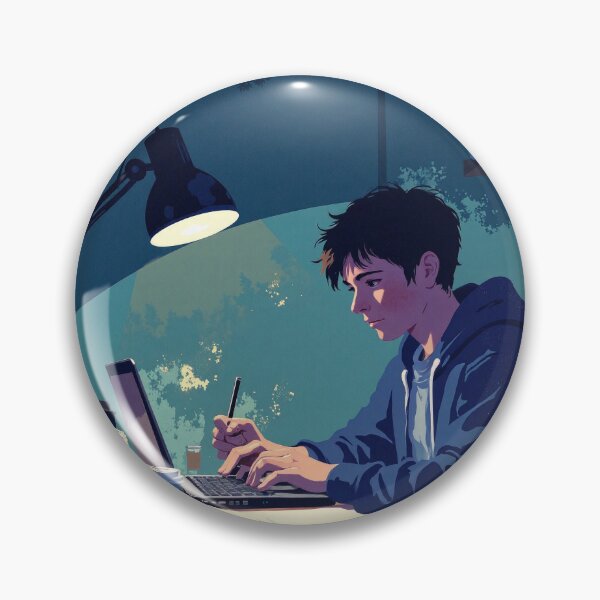 Item preview, Flickering focus latenight study sessions designed and sold by MadeByHaresShop.