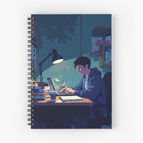 Item preview, Flickering focus latenight study sessions designed and sold by MadeByHaresShop.