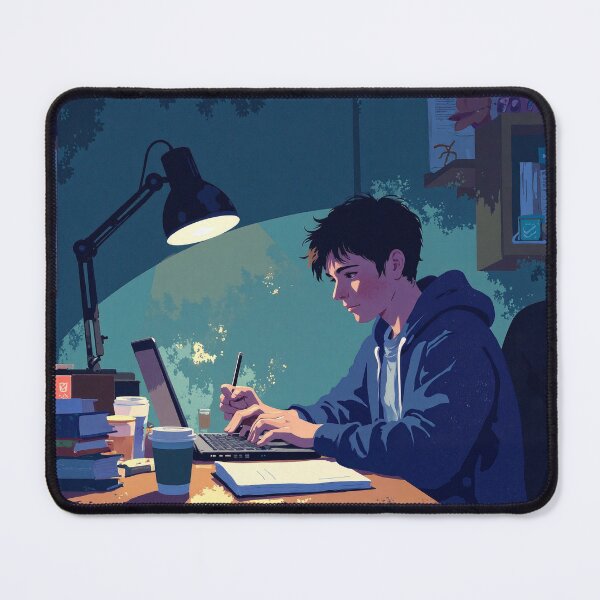 Item preview, Flickering focus latenight study sessions designed and sold by MadeByHaresShop.