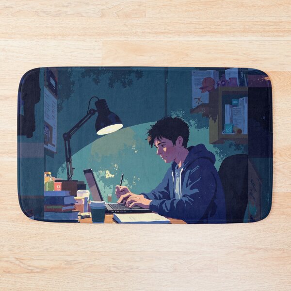 Item preview, Flickering focus latenight study sessions designed and sold by MadeByHaresShop.