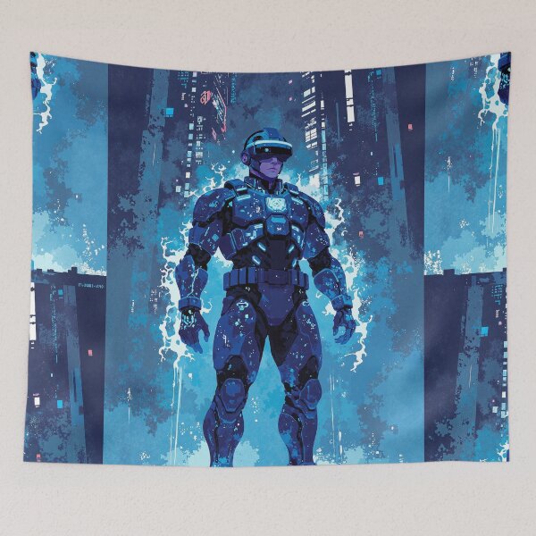 Item preview, The pulse of the grid netrunner battles ai designed and sold by MadeByHaresShop.