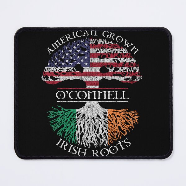 Item preview, O'Connell surname American grown Irish roots US flag Tricolour Ireland flag vintage designed and sold by 9X FR.