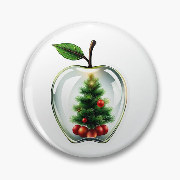 Item preview, Festive Apple Ornament - Christmas Tree Inside designed and sold by Mido-artister.