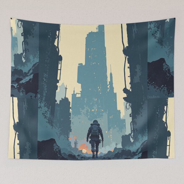 Item preview, Echoes of tomorrow the solitary wanderer designed and sold by ShroomForge.