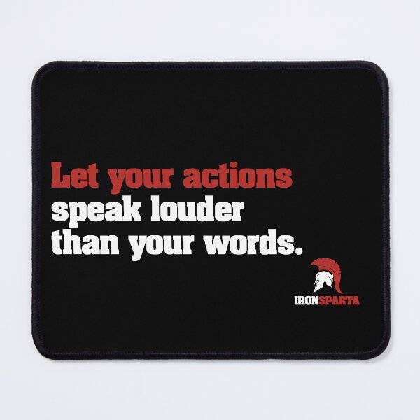Item preview, Iron Sparta: Let your actions speak louder than your words. designed and sold by IronSparta.