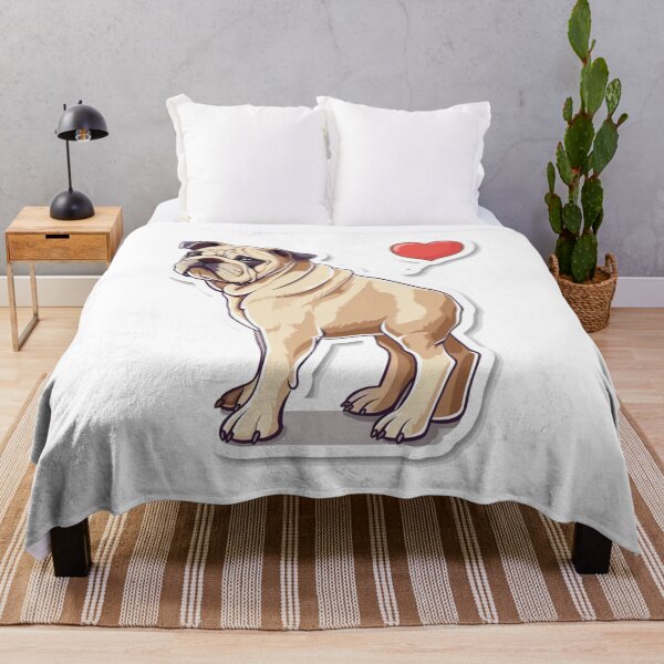 Item preview, Heartfelt Bulldog designed and sold by PrintsByFrank.