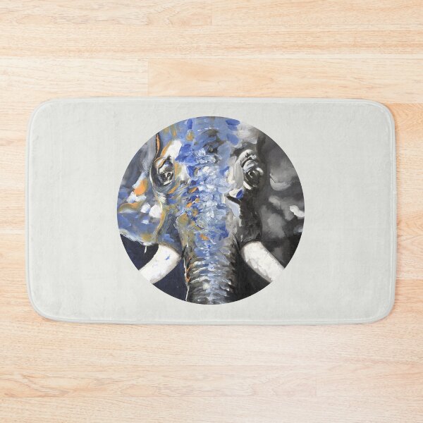 Item preview, A colorful elephant in a circle designed and sold by FernolinoDesign.