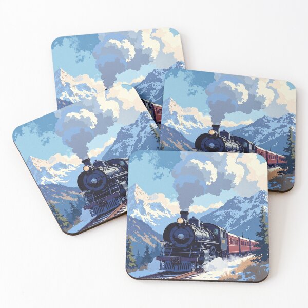Item preview, The romantic steam journey through snowy peaks designed and sold by ShroomForge.