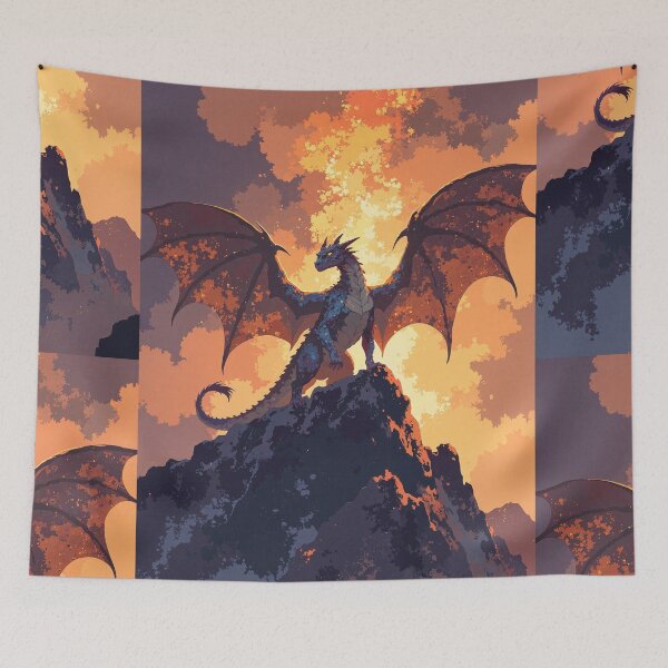 Item preview, Golden titan volcanic flight designed and sold by ShroomForge.