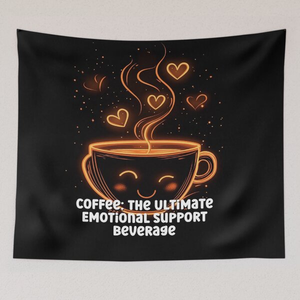 Item preview, Mental Health Awareness - Coffee: The Ultimate Emotional Support Beverage designed and sold by PrintsByFrank.