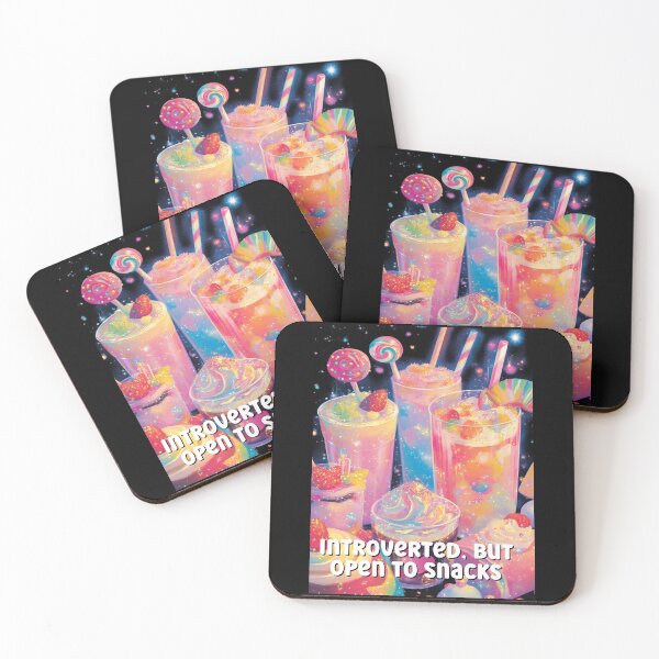 Item preview, Mental Health Awareness - Introverted, But Open to Snacks designed and sold by PrintsByFrank.