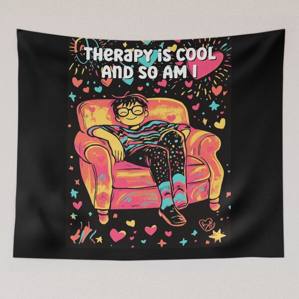 Item preview, Mental Health Awareness - Therapy is Cool – And So Am I designed and sold by PrintsByFrank.