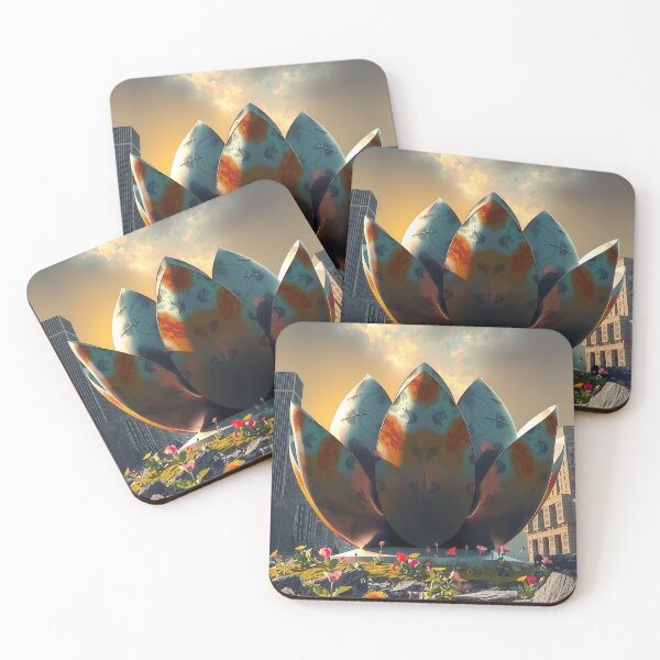 Item preview, Crimson Bloom Transcends Cityscape designed and sold by PanoramaPrints.