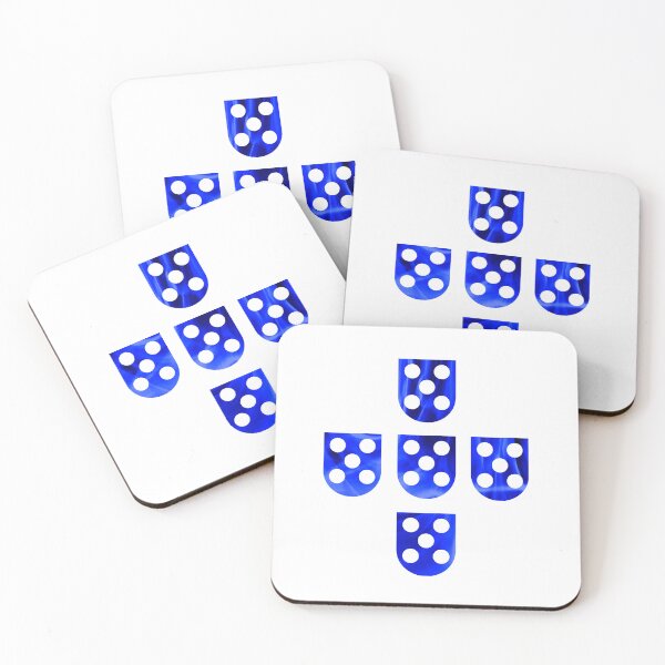 Item preview, Quinas Portugal blue flames designed and sold by VRedBaller.