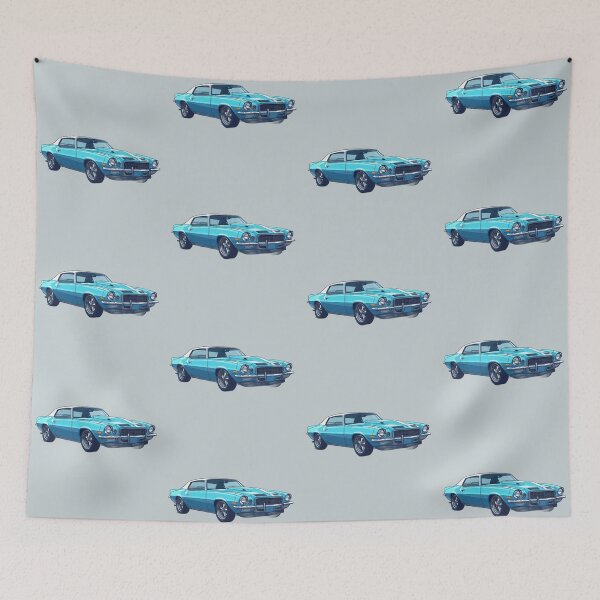 Item preview, Lone cyano camaro a stark illustration designed and sold by kahida.
