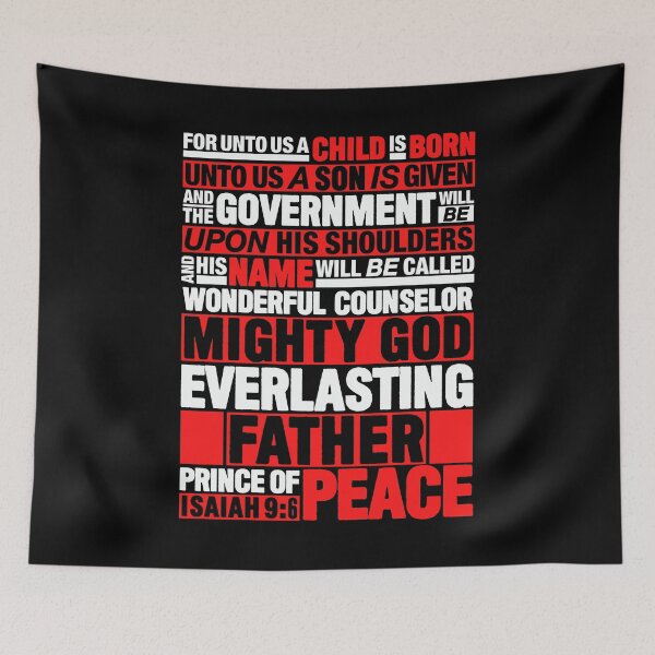 Item preview, Isaiah 9:6 Prince of Peace designed and sold by plushism.