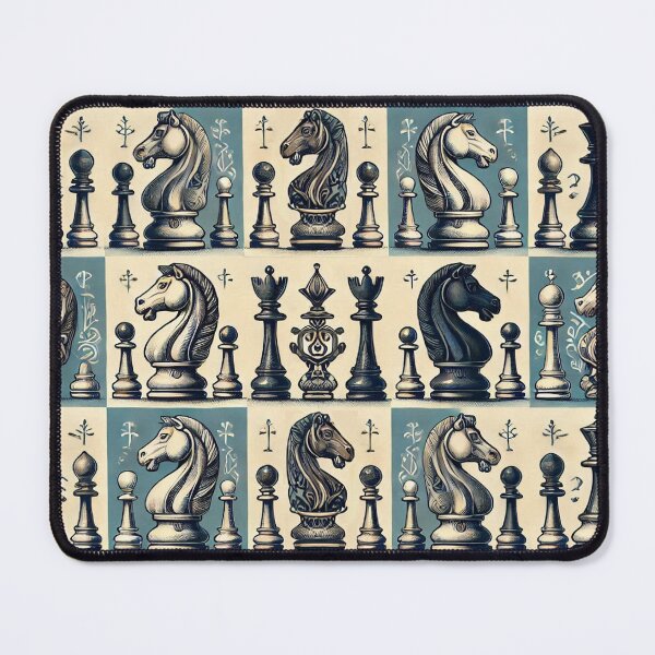 Item preview, Chess Board Pieces Player, Man Cave, Men, Knight King Queen, Game Gambit Checkmate designed and sold by TheTimeTaxi.