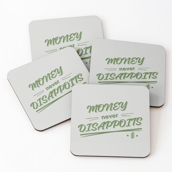 Item preview, Money Never Disappoints - Motivational Design designed and sold by RiendeersDEAR.
