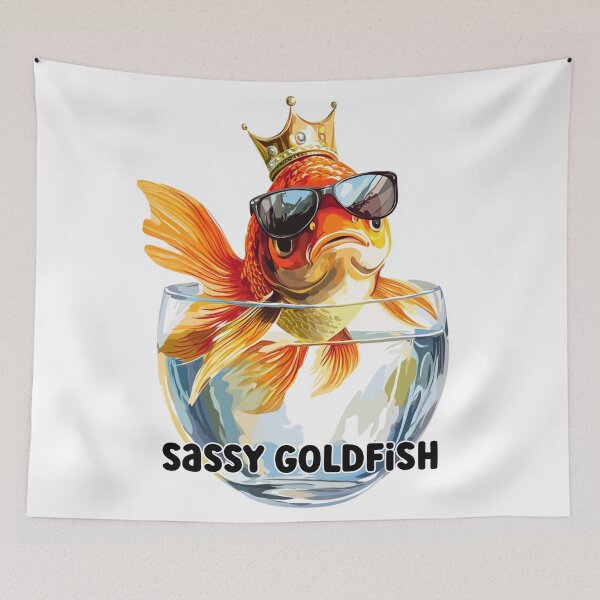 Item preview, Sassy Goldfish designed and sold by PrintsByFrank.