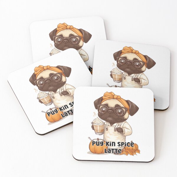 Item preview, Pug-kin Spice Latte designed and sold by PrintsByFrank.