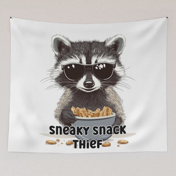 Item preview, Sneaky Snack Thief designed and sold by PrintsByFrank.