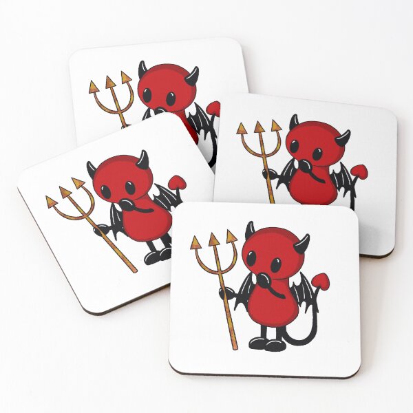 Item preview, cute little devil with devil staff designed and sold by Pezi-Creation.