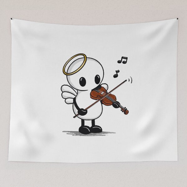 Item preview, cute angel with violin designed and sold by Pezi-Creation.