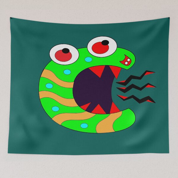 Item preview, The letter C monster eats everything designed and sold by mobiza1000.