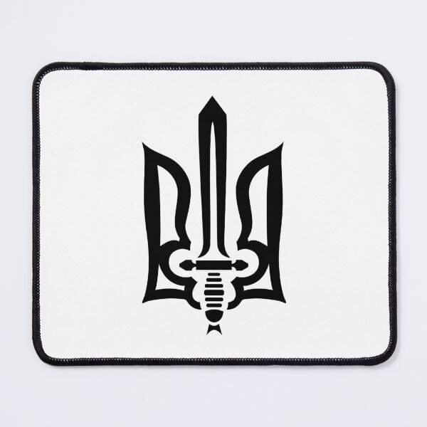 Item preview, Stylized Tryzub (Black) designed and sold by Unique Gifts Store.