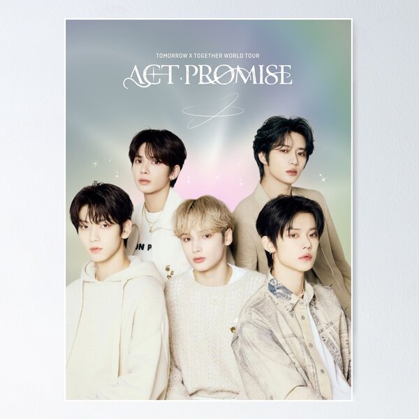 Item preview, Tomorrow x Together Act: Promise Poster Light Version designed and sold by peachyyume.