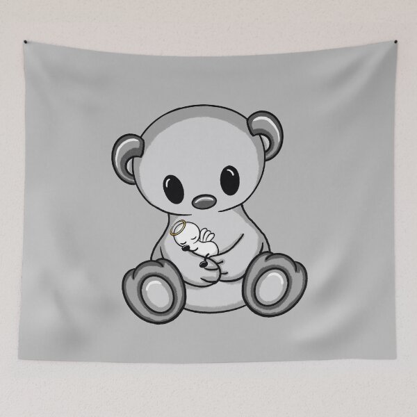 Item preview, cute angel sleep on teddy designed and sold by Pezi-Creation.