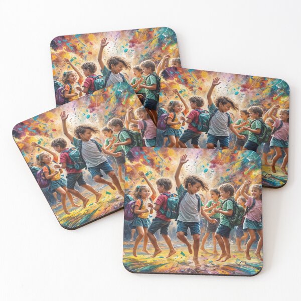Item preview, CHILDREN DANCING HAPPILY designed and sold by origingallery.