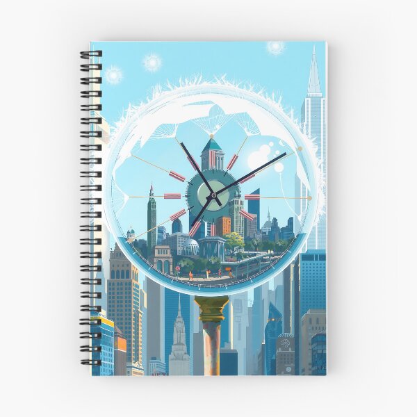 Item preview, Dandelion Orb Cityscape designed and sold by PanoramaPrints.